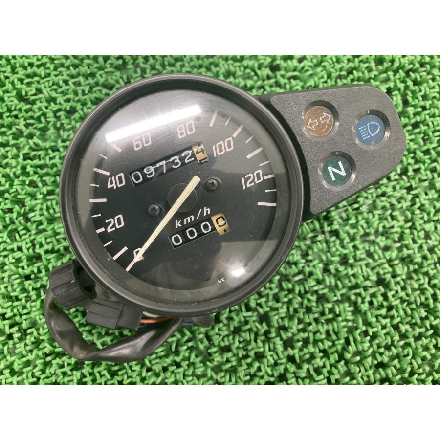 バイク部品　パーツ　取り外し車種不明　HONDA　FTR？　メーター　9308　中古品 ホンダ（HONDA） FTR223 スピードメーター 純正 中古 バイク 部品 MC34