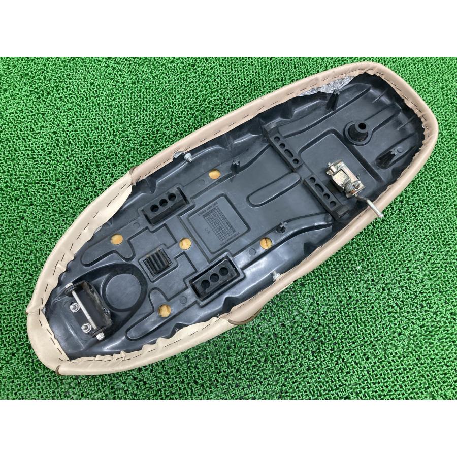 キジマ製スーパーカブ110 シート ベージュ/茶 社外 中古 バイク キジマ製スーパーカブ110 シート ベージュ/茶 社外 中古 バイク