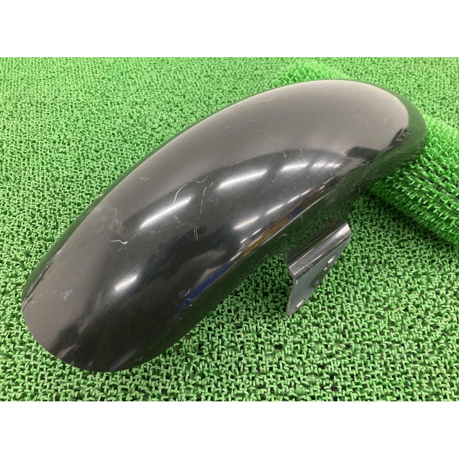 ドラッグスター400 フロントフェンダー 黒 社外 バイク 部品 4TR VH01J ショート FRP 割れ欠け無し 品薄 【中古】 37 ドラッグスター400 フロントフェンダー 黒 社外 中古 バイク 部品 4TR