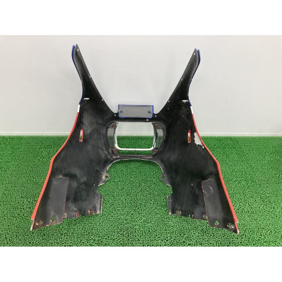 VF1000R アッパーカウル ホンダ 純正 バイク 部品 SC16 FRP 当時物 トリコロール 究極のレーサーレプリカ 修復素材に 【中古】 17 ホンダ（HONDA） VF1000R アッパーカウル 純正 中古 バイク 部品 SC16