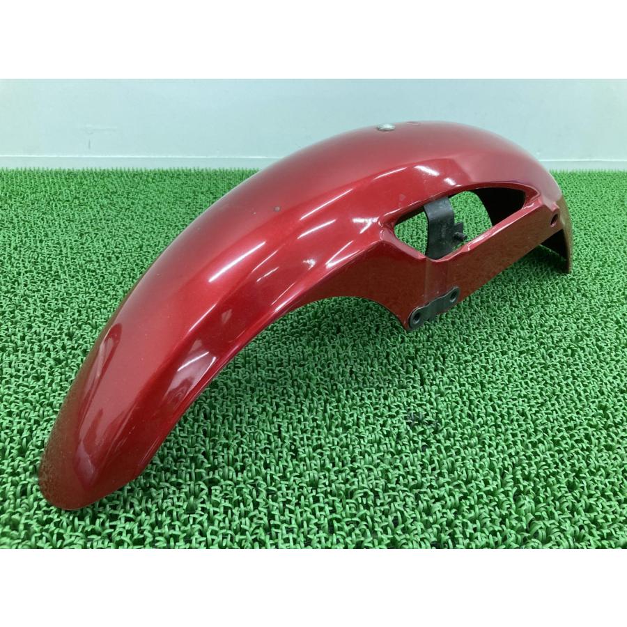 CB250RS フロントフェンダー 赤M 61100-471-0000 ホンダ 純正 中古 バイク 部品 MC02 当時物 割れ欠け無し 品薄 希少品 Wo ホンダ（HONDA） CB250RS フロントフェンダー 赤M 61100-471-0000 純正