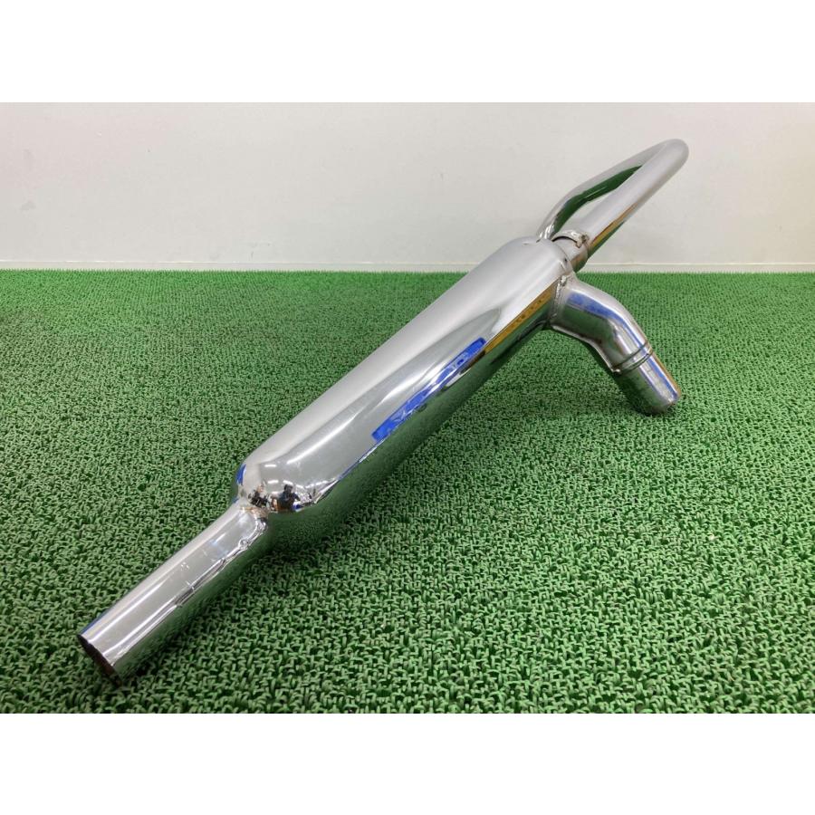 W650 マフラー 右 K421 カワサキ 純正 中古 バイク 部品 EJ650A カスタム素材に 穴あき無し 品薄 希少品 車検 Genuine Dlの画像