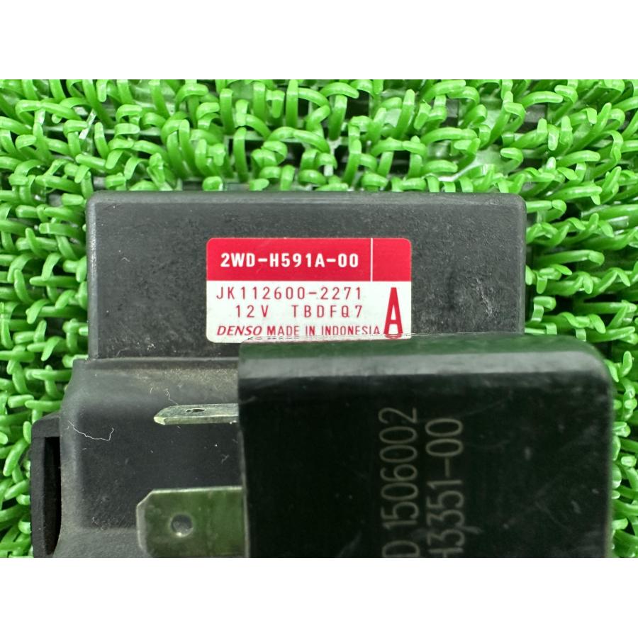 YZF-R25 ECU ヤマハ 純正 中古 バイク 部品 RG10J CDI コントロールユニット リレー付 機能的問題なし 車検 Genuine 77の画像
