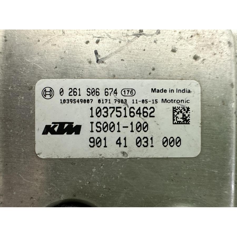 125デューク ECU KTM 純正 中古 バイク 部品 90141031100 コントロール