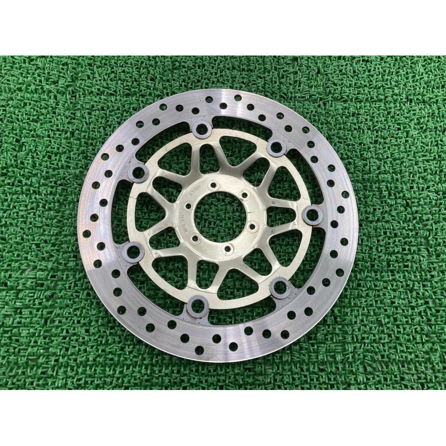 CB400SF フロントブレーキディスク 右 ホンダ 純正 バイク 部品 NC39 NC42前期 曲がり無し そのまま使える L 車検 Genuine 【中古】 13 ホンダ（HONDA） CB400SF フロントブレーキディスク 右 純正 中古