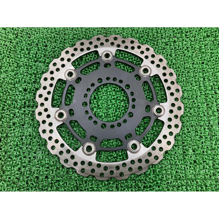 NINJA400R フロントブレーキディスク 片側 カワサキ 純正 バイク 部品 ER400B ER-4n ER-6n Ninja400R ER-6f ER-6f 【中古】 19 カワサキ（Kawasaki） NINJA400R フロントブレーキディスク 片側 純正