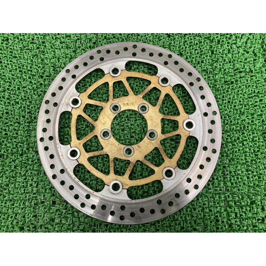 ZRX400 フロントブレーキディスク 片側 カワサキ 純正 バイク 部品 ZR400E ディスクローター 曲がりなし 車検 Genuine 【中古】 25 カワサキ（Kawasaki） ZRX400 フロントブレーキディスク 片側 純正