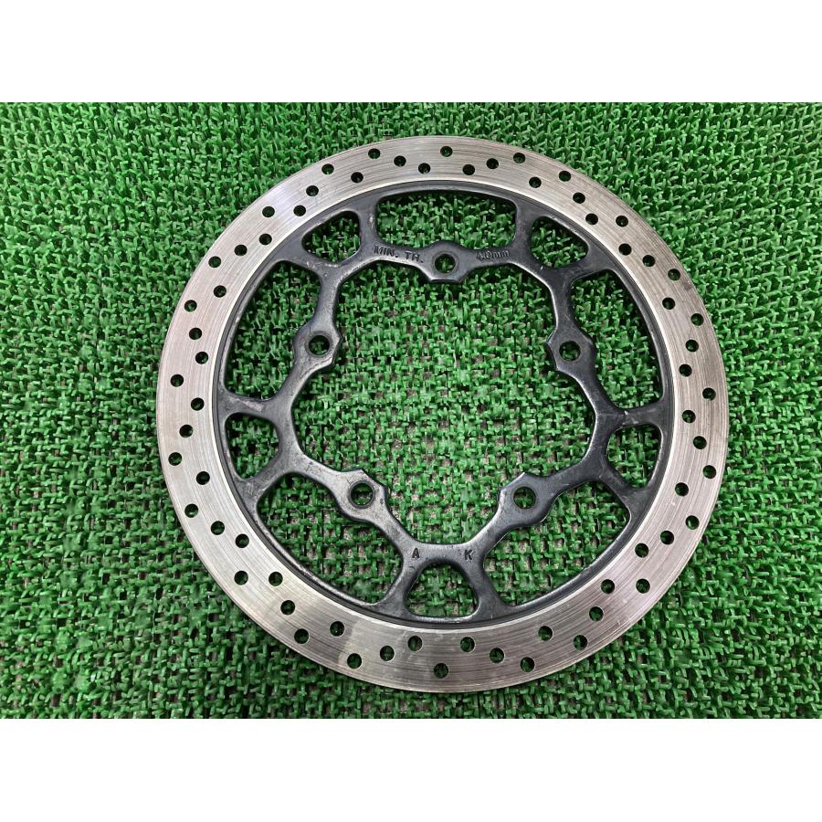 稀少新品 シマノ 初代ディスクブレーキ スペア部品 フラッシャー自転車 スズキ（SUZUKI） ジクサー250 フロントブレーキディスク 純正 中古