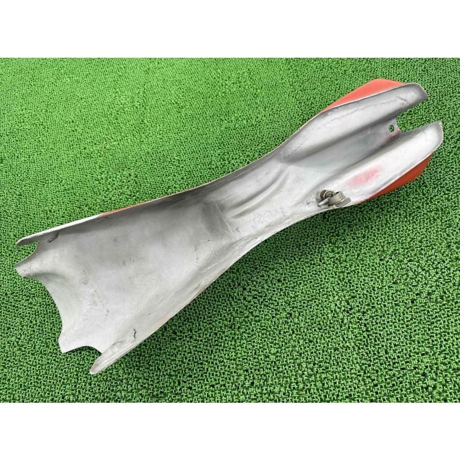 TLM200 TLM220 タンク 社外 中古 バイク 部品 FRP シートカウル一体型 トライアル フューエルコック タンクキャップ 割れ欠け無し Mvの画像