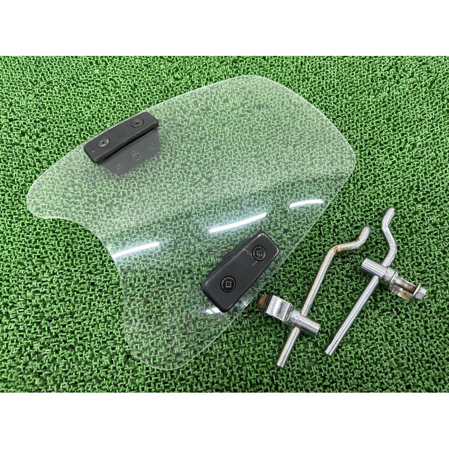 ワールドウォーク製ハーレー スクリーン 社外 中古 バイク 部品 クリア