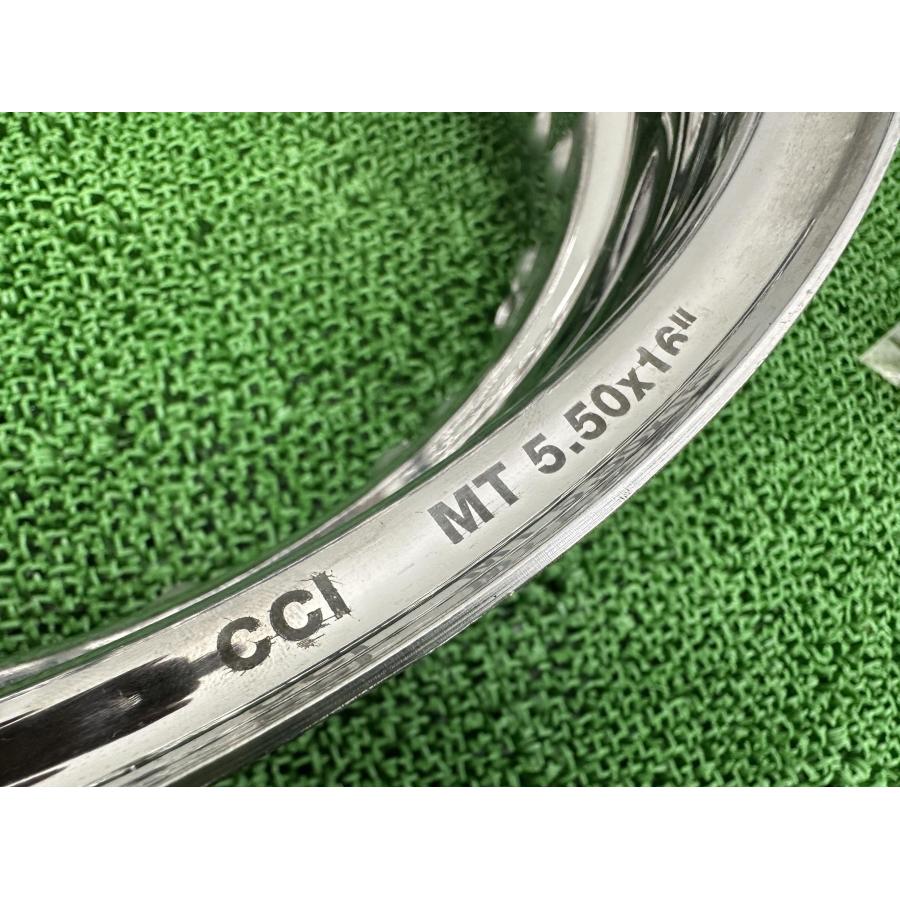 ハーレー リアホイール 社外 中古 バイク 部品 CCI リム16X5.50 ハブRW-180 5穴 綺麗 良品 81の画像