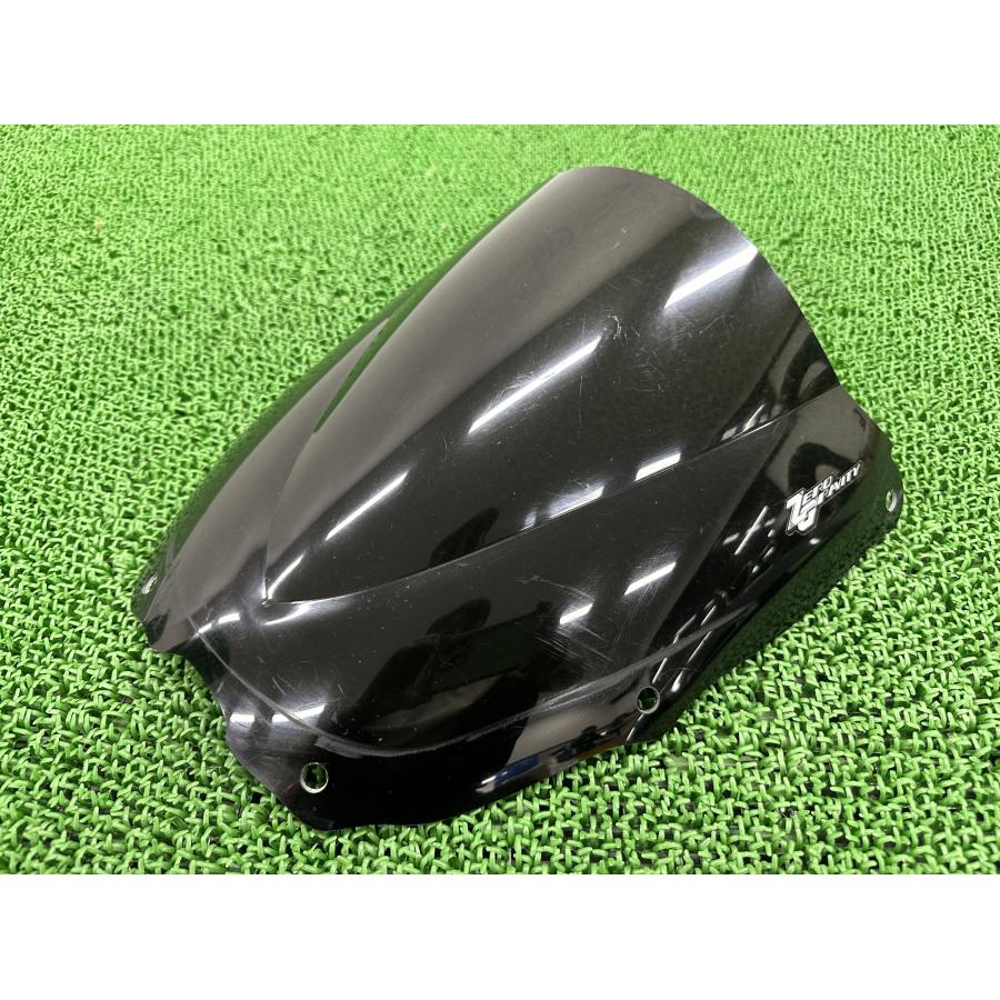 ゼログラビティ製GSX-R1000 スクリーン 社外 GT77A ダブルバブルダークスモークスクリーン 07年～08年 ウインドシールド 【中古】 95 ゼログラビティ製GSX-R1000 スクリーン 社外 中古 バイク 部品 GT77A