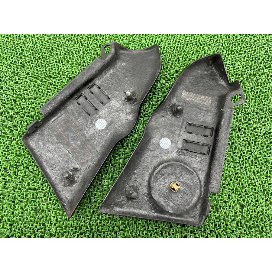 GSX1100Sカタナ サイドカバー 左右 黒 49300 社外 バイク 部品 GU76A ノーマルタイプ FRP コケキズ無し 品薄 【中古】 10 GSX1100Sカタナ サイドカバー 左右 黒 49300 社外 中古 バイク 部品