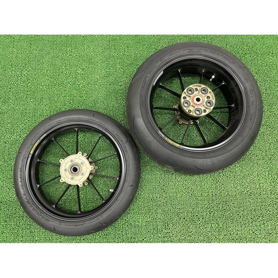 EXACT製テネレ700 ホイール 前後 社外 中古 バイク 部品 DM09J EXACT製テネレ700 ホイール 前後 社外 中古 バイク 部品 DM09J