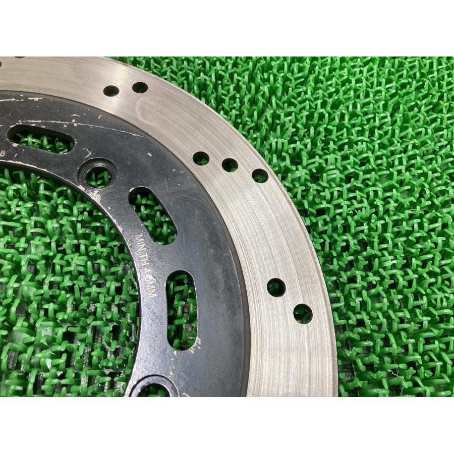 VT500C フロントブレーキディスク KBA61309 社外 中古 バイク 部品 296mm MGEAR製 PC08 20-228 曲がりなし 13の画像