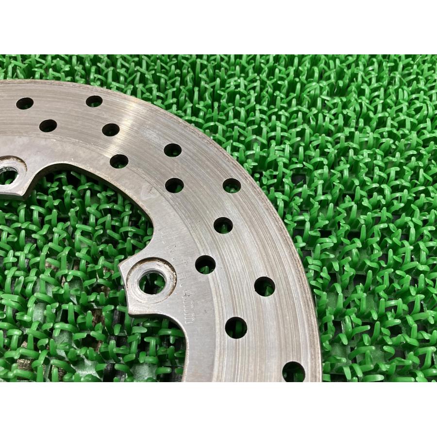 RS250 リアブレーキディスク アプリリア 純正 中古 バイク 部品 220mm 曲がりなし ディスクローター 車検 Genuine 17の画像