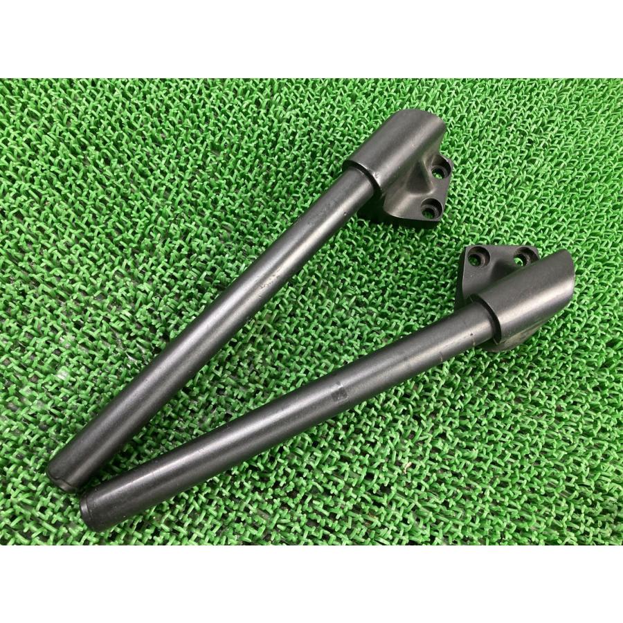 NINJA250R セパレートハンドル 左右 カワサキ 純正 中古 バイク 部品 EX250K ニンジャ250R セパハン 曲がり無し 品薄 希少品 Rv カワサキ（Kawasaki） NINJA250R セパレートハンドル 左右 純正 中古