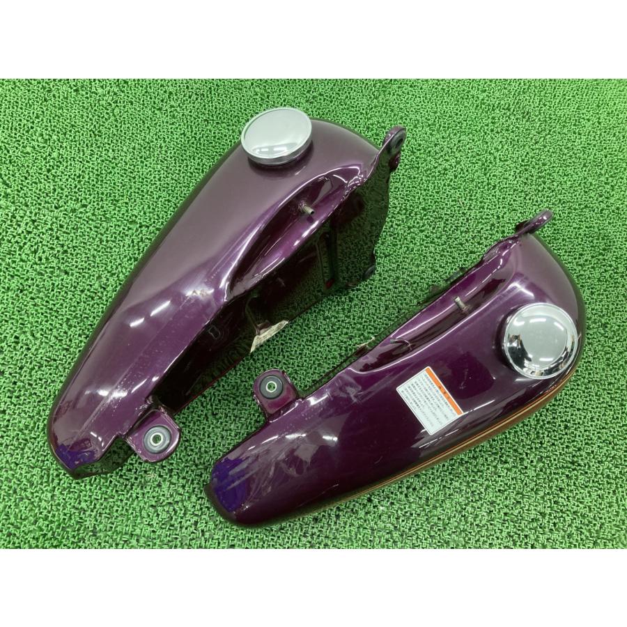 FLSTC1340 タンク 左右 紫 ハーレー 純正 中古 バイク 部品 ソフテイル 96年 ヘリテイジ エボ EVO 車検 Genuine gN Harley Davidson（ハーレー・ダビッドソン） FLSTC1340 タンク 左右 紫