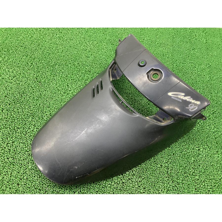 キャビーナ90 フロントカウル 紺 GBB ホンダ 純正 HF06 フロントフェンダー フロントカバー ステー コケキズ無し 【中古】 30 ホンダ（HONDA） キャビーナ90 フロントカウル 紺 GBB 純正 中古