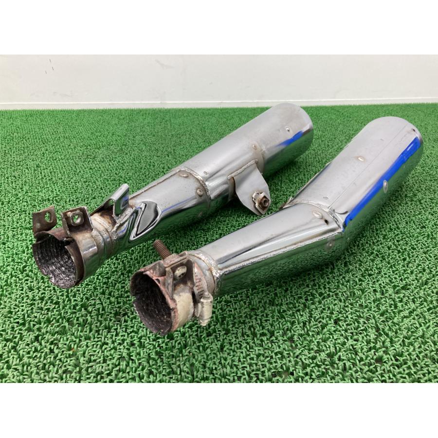 XJR1300 サイレンサーマフラー 左右 5EA9 ヤマハ 純正 バイク 部品 RP03J 修復素材に 品薄 希少品 車検 Genuine 【中古】 85 ヤマハ発動機 XJR1300 サイレンサーマフラー 左右 5EA9 ヤマハ 純正