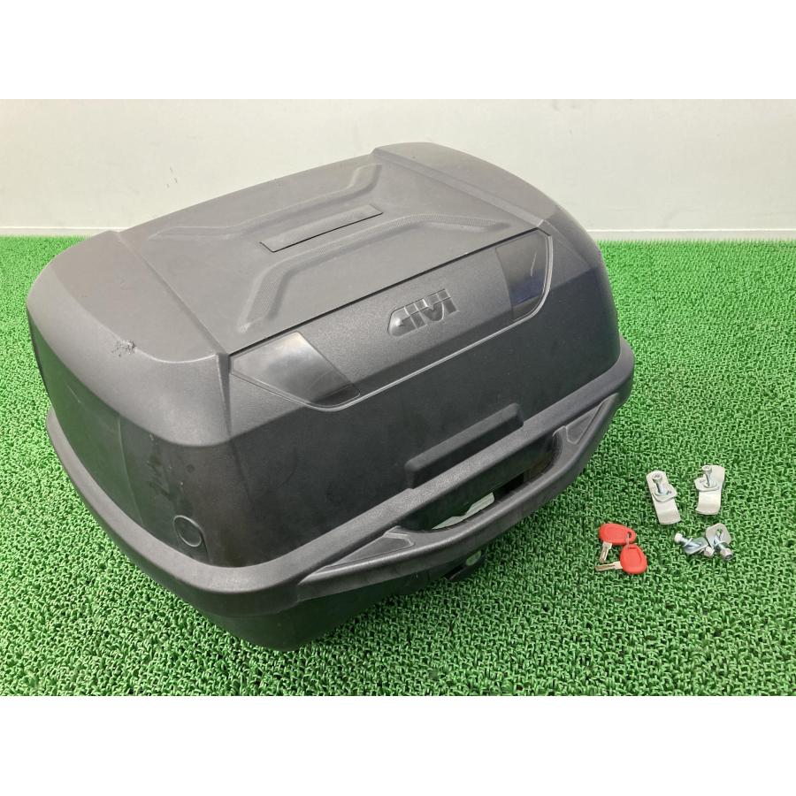 GIVI製 トップケース 社外 バイク 部品 テールボックス リアボックス モノロック E43NMLD 鍵 ベース付き 【中古】 43 GIVI製 トップケース 社外 中古 バイク 部品 テールボックス リア