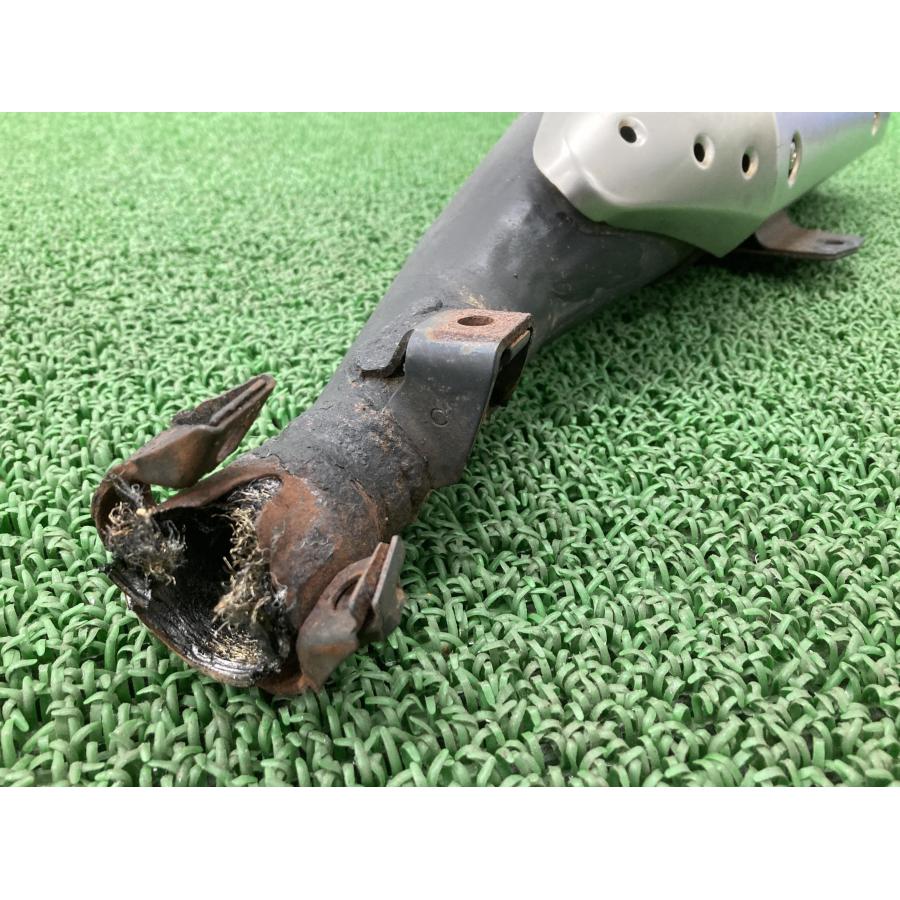 トリッカー サイレンサーマフラー 5XT ヤマハ 純正 中古 バイク 部品 DG16J Tricker XG250 ヒートガード 修復素材に 車検 Genuine 61_2