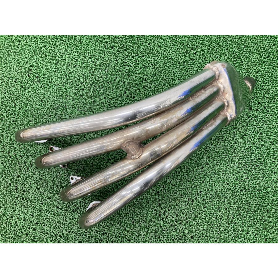 GSX400インパルス エキパイマフラー スズキ 純正 中古 バイク 部品 GK79A IMPULSE コケキズなし 品薄 希少品 車検 Genuine 85の画像