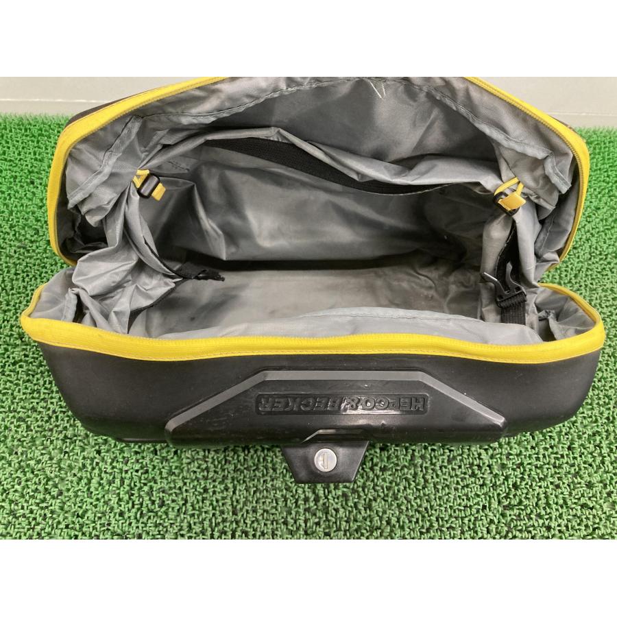 ヘプコ＆ベッカー製 サイドバッグ 左右 黒/黄 社外 中古 バイク 部品 C