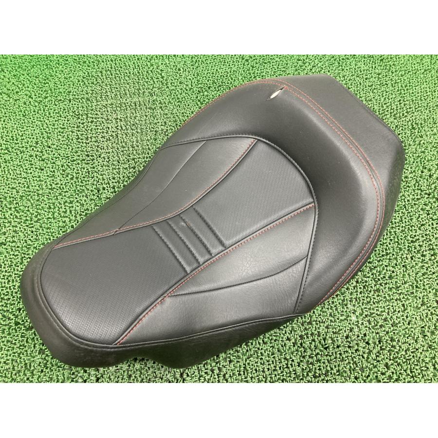 シーシーライダー製ツーリング シート 社外 バイク 部品 ハーレー 09～20年FL C.C RIDER SC231-F 赤ステッチ 【中古】 54 シーシーライダー製ツーリング シート 社外 中古 バイク 部品 ハーレー