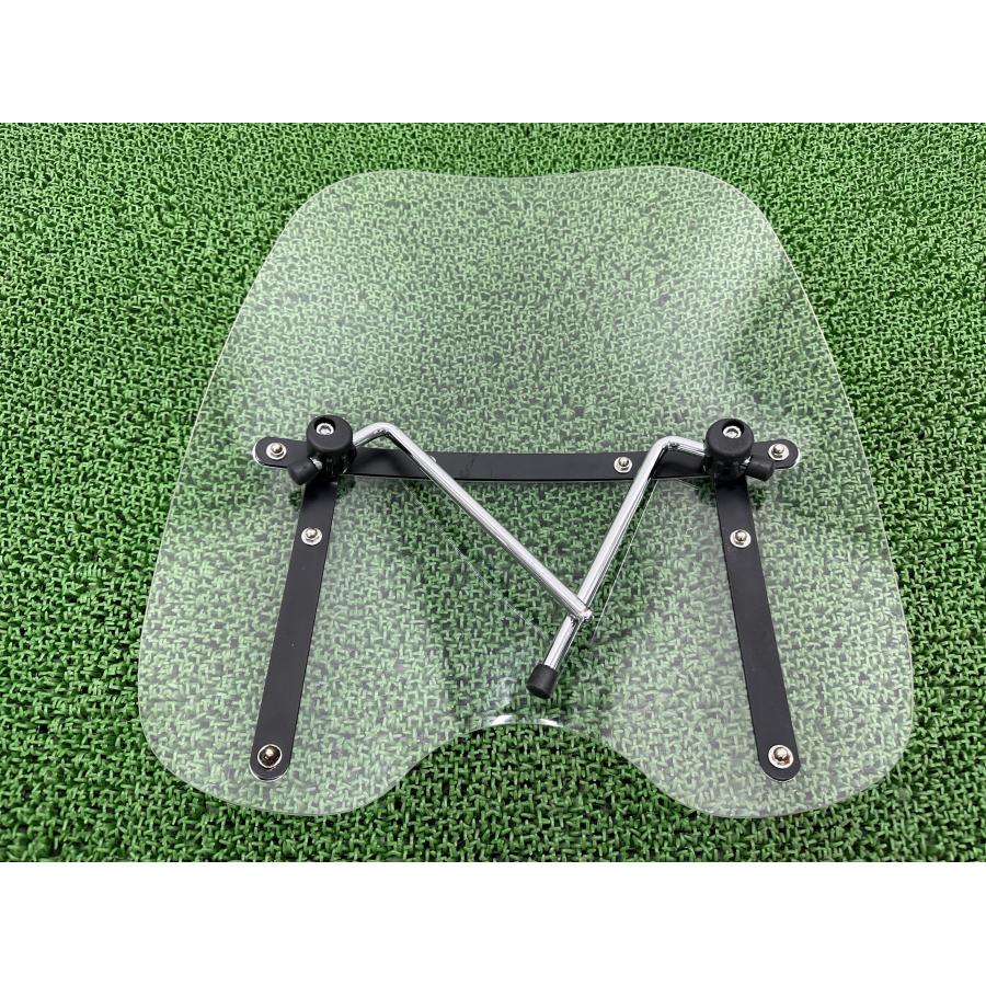 ワールドウォーク製ハーレー スクリーン 社外 ハーレー クリアウインドシールド スポーツスター ソフテイル 修復素材に 【中古】 16 ワールドウォーク製ハーレー スクリーン 社外 中古 ハーレー クリア