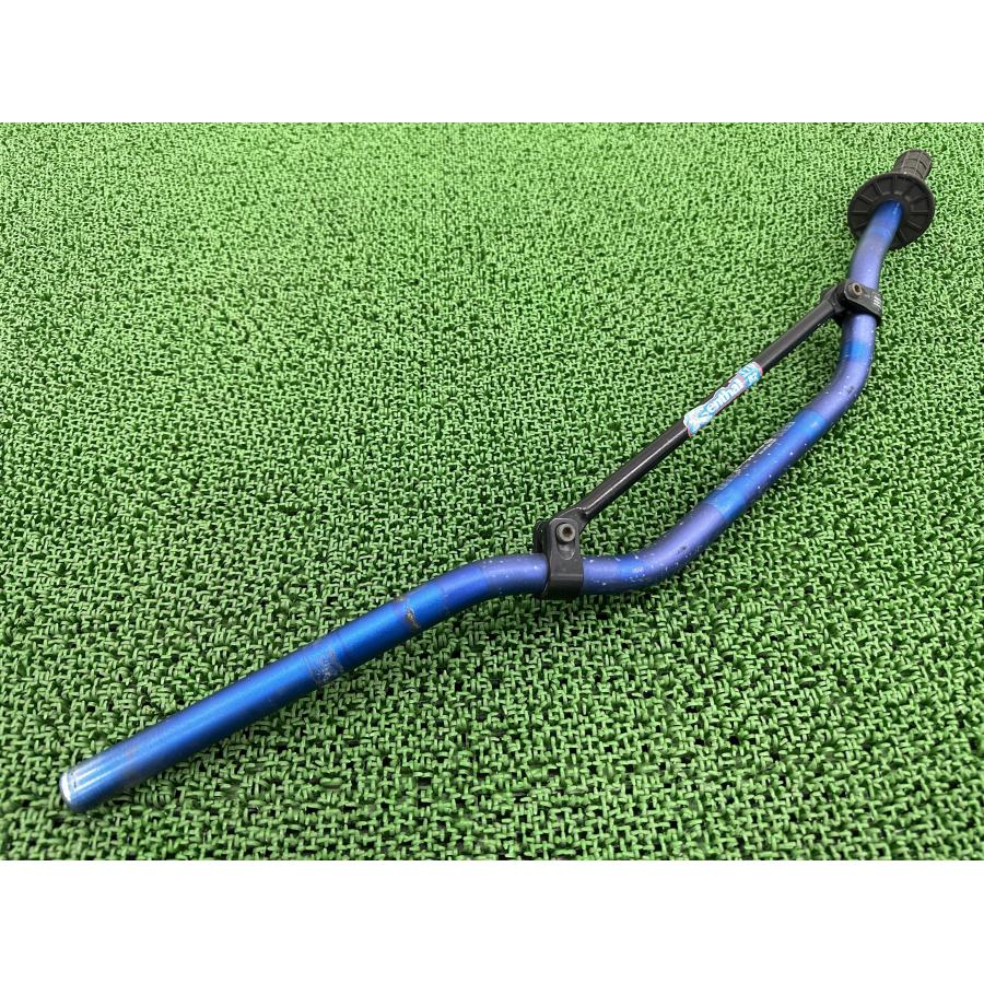 RENTHAL製セロー250 ハンドル 青 社外 中古 バイク 部品 DG11J DG17J
