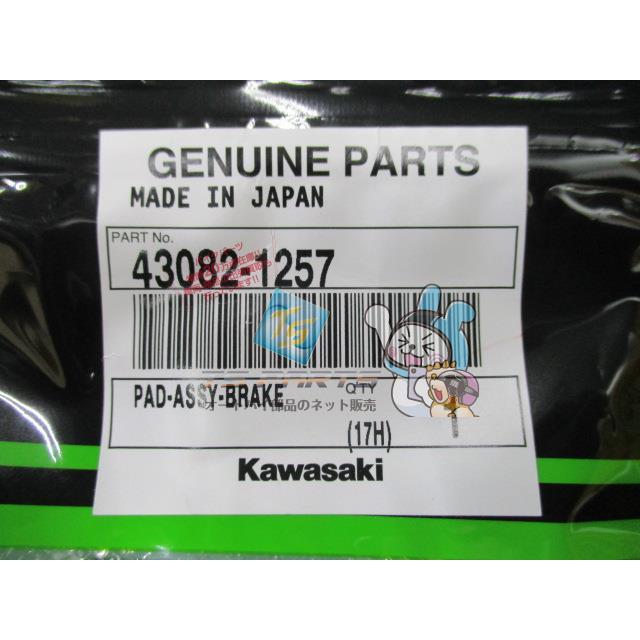 カワサキ（Kawasaki） ZX-12R リアブレーキパッド 在庫有 即納 純正