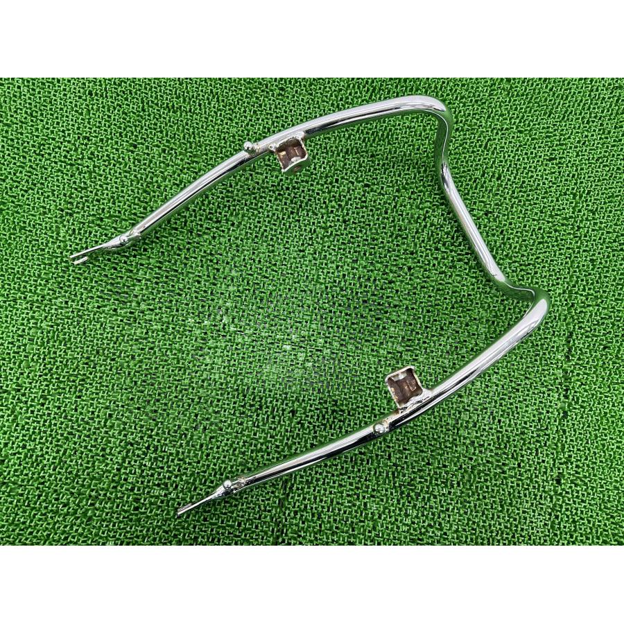 SR400 グラブバー ヤマハ 純正 中古 バイク 部品 1JR 荷掛フック有 タンデムバー アシストグリップ 曲がり無し 品薄 車検 Genuine 63の画像