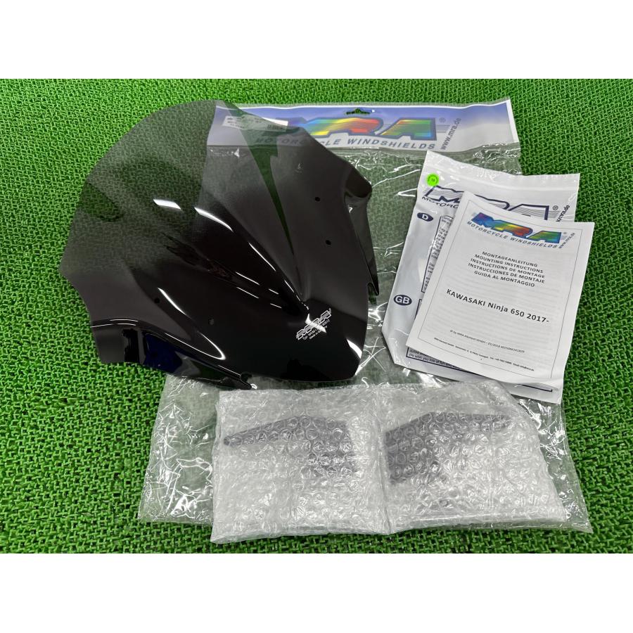 MRA製NINJA650 スクリーン MR677S 社外 新品 バイク 部品 ER650H 17-19年ニンジャ650 スモーク レーシングスクリーン 未使用品 81 MRA製NINJA650 スクリーン MR677S 社外 新品 バイク 部品 ER650H 17-19