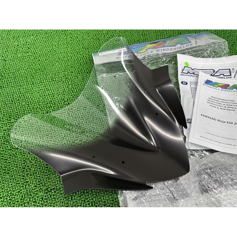 MRA製NINJA650 スクリーン MR677C 社外 新品 バイク 部品 ER650H 17年