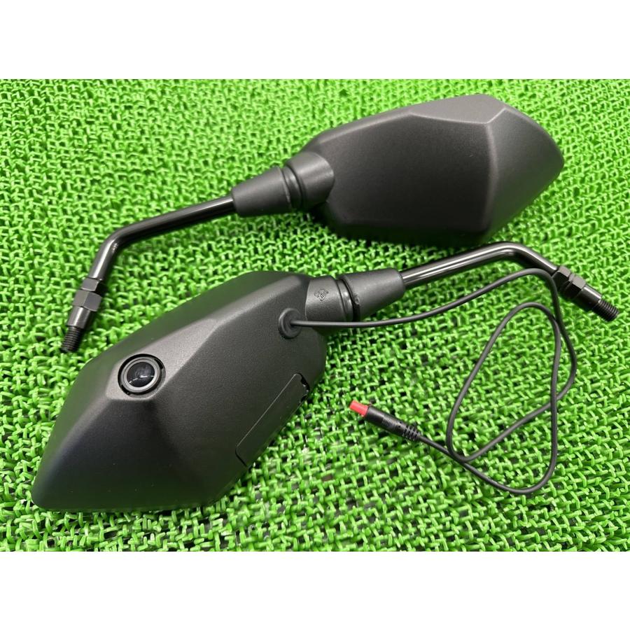 【中古・未使用品】D-ride DR-05BPバイク用ミラー型前後ドラレコ D-ride製 ドラレコミラー 左右 DR-05BP 社外 中古 バイク 部品 世界初