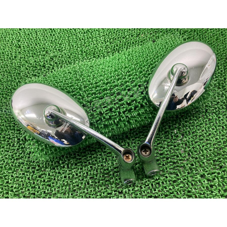 W650 ミラー 左右 社外 バイク 部品 EJ650A 正10mm オフセットステー