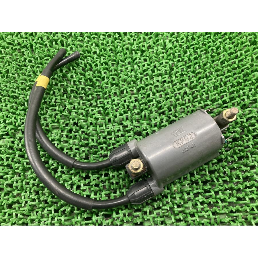 ZRX1100 イグニッションコイル KP02 カワサキ 純正 中古 バイク 部品 ZR1100C ZRT10C プラグコード 機能的問題なし 品薄 zJ カワサキ（Kawasaki） ZRX1100 イグニッションコイル KP02 純正 中古