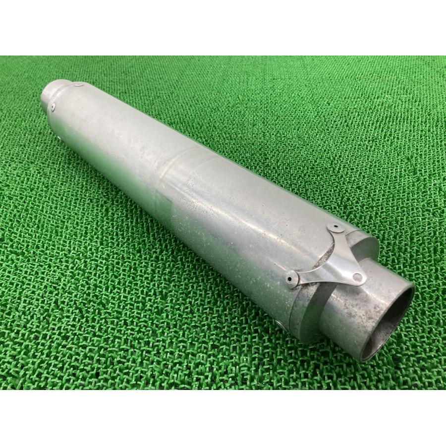ゼファー750 サイレンサーマフラー ZR750C-068*** 社外 中古 バイク 部品 2001年式外し ZR750C-068 ZEPHYR750 アルミ カスタム素材に 64の画像