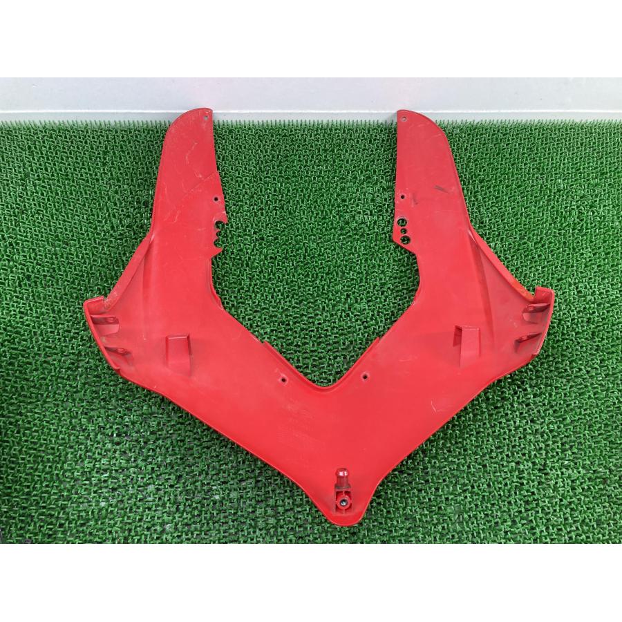 パニガーレV4 アッパーカウル 赤 481.1.398.1A ドゥカティ 純正 中古 バイク 部品 PanigaleV4S フロントカウル ガーニッシュ 車検 Genuine 37 パニガーレV4 アッパーカウル 赤 481.1.398.1A ドゥカティ 純正 中古
