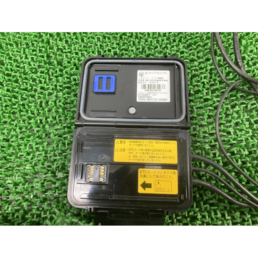 日本無線製 ETC車載器 社外 中古 バイク 部品 JRM-11 JRC 2008年7月
