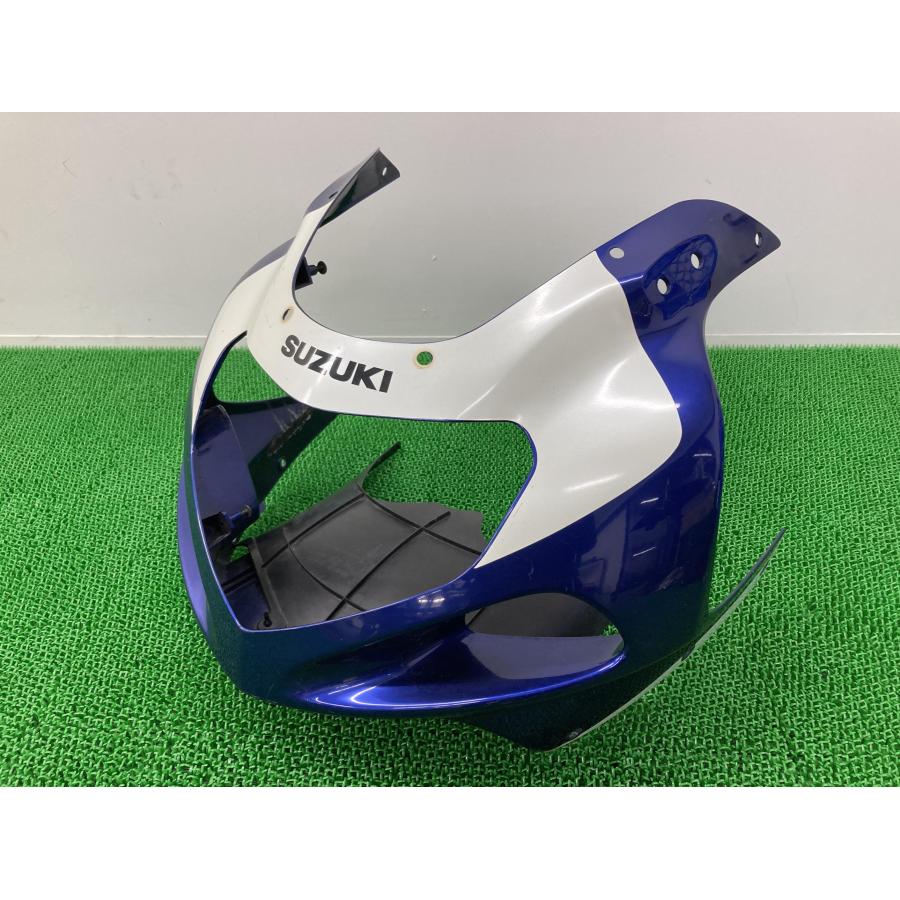スズキ（SUZUKI） GSX-R750 アッパーカウル 青M 35F 純正 中古 バイク
