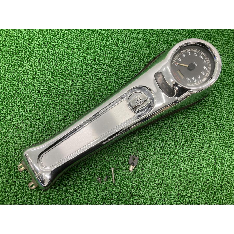 FXSTD1450 スピードメーター 71439-00 ハーレー 純正 ソフテイルデュース タンクコンソール ファイヤー スカル鍵付き 【中古】 89 FXSTD1450 スピードメーター 71439-00 ハーレー 純正 中古 バイク 部品