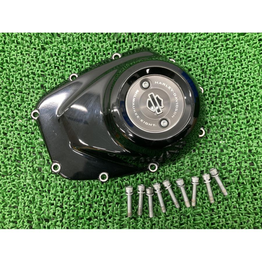 ソフテイル エンジンカバー 黒 25700368 ハーレー 純正 中古 バイク