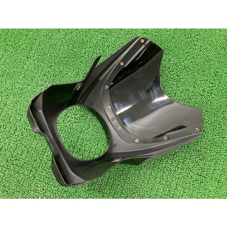 バイク　汎用ビキニカウル　Cross Dock DZY2A0 φ180 クロスドック製 ビキニカウル 黒 DZY2A0 社外 中古 バイク 部品