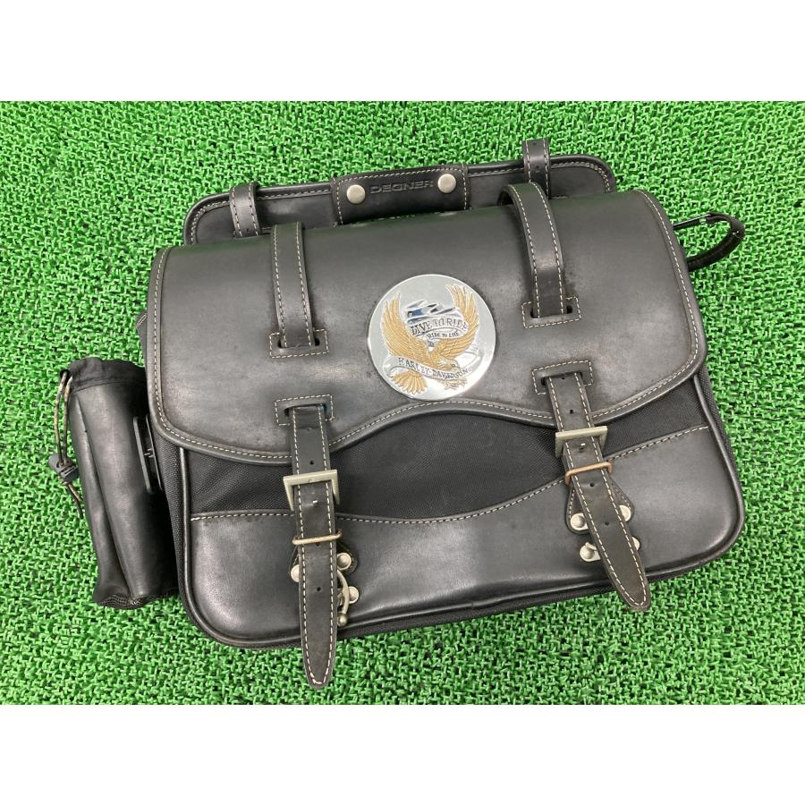 デグナー製 サイドバッグ 片側 社外 中古 バイク 部品 DEGNER 12L