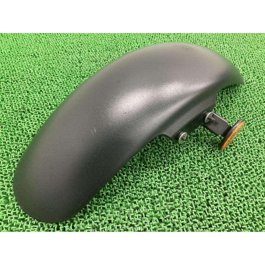 レブル250 フロントフェンダー 黒 K87 ホンダ 純正 バイク 部品 MC49 REBEL250 反射板 リフレクター 割れ欠け無し 【中古】 21 ホンダ（HONDA） レブル250 フロントフェンダー 黒 K87 純正 中古