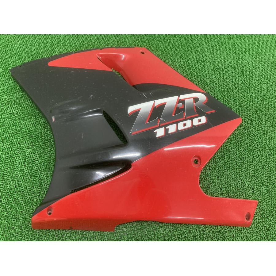 カワサキ（Kawasaki） ZZ-R1100 サイドカウル 左 赤/黒 純正 中古