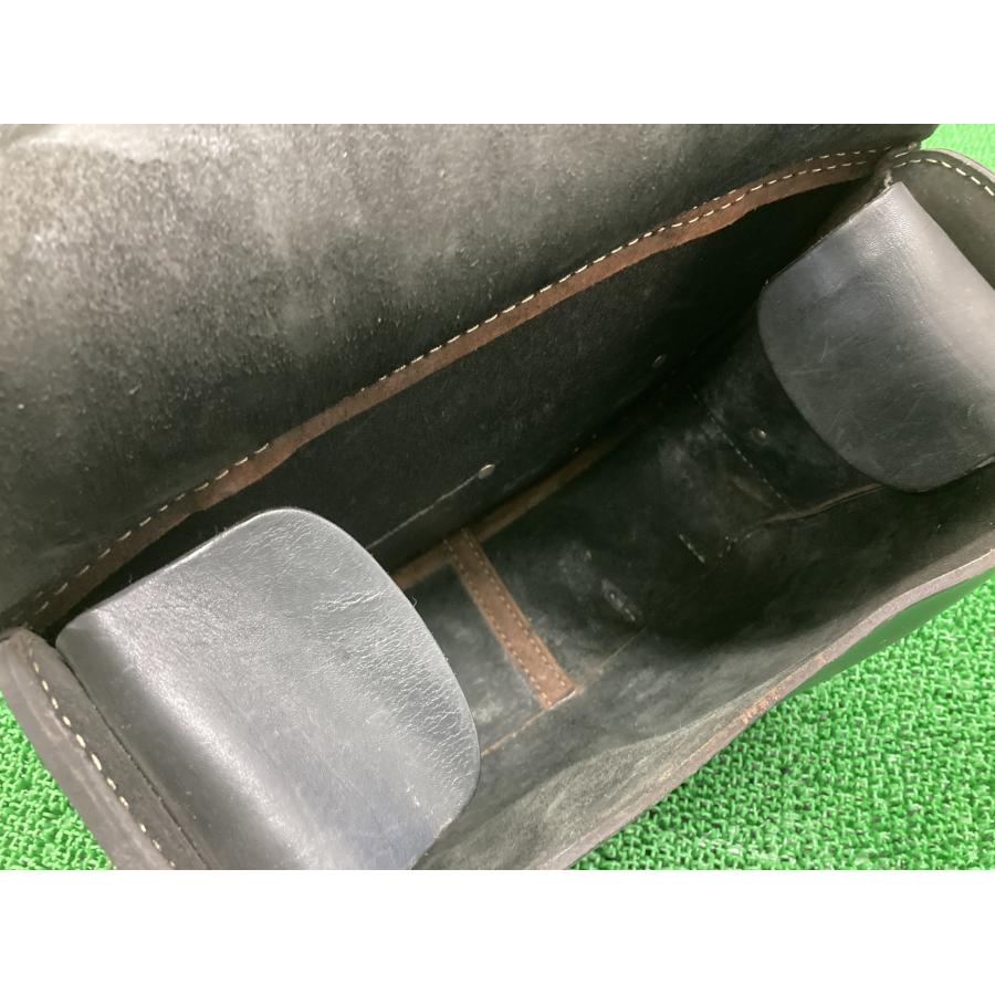レザーワークス製 サイドバッグ 片側 社外 中古 バイク 部品