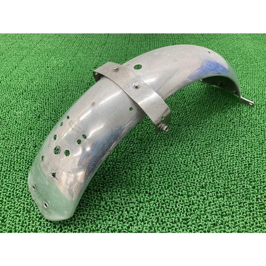 SR400 リアフェンダー 社外 中古 バイク 部品 1JR アルミ ペイント素材